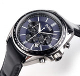  Shop Authentic Hugo Boss Driver Sport Chronograph Blue Dial Black Leather Strap Watch for Men - 1513077 - Luxxuri