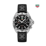  Shop Authentic Tag Heuer Formula 1 Alarm Quartz Black Dial Black Rubber Strap Watch for Men -  WAZ111A.FT8023 - Luxxuri