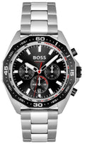  Shop Authentic Hugo Boss Energy Chronograph Black Dial Silver Steel Strap Watch For Men - 1513971 - Luxxuri
