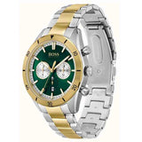  Shop Authentic Hugo Boss Santiago Green Dial Two Tone Steel Strap Watch for Men - 1513872 - Luxxuri