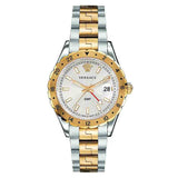  Shop Authentic Versace Hellenyium GMT Silver Dial Two Tone Steel Strap Watch for Men - V11030015 - Luxxuri