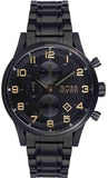  Shop Authentic Hugo Boss Aeroliner Black Dial Black Steel Strap Watch for Men - 1513275 - Luxxuri