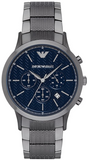  Shop Authentic Emporio Armani Renato Chronograph Quartz Blue Dial Grey Steel Strap Watch For Men - AR2505 - Luxxuri