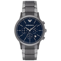  Shop Authentic Emporio Armani Renato Chronograph Quartz Blue Dial Grey Steel Strap Watch For Men - AR2505 - Luxxuri