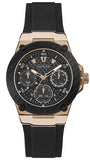  Shop Authentic Guess Zena Chronograph Black Dial Black Rubber Strap Watch For Women - W1094L6 - Luxxuri