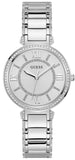  Shop Authentic Guess Montage Quartz Silver Dial Silver Steel Strap Watch For Women - GW0588L2 - Luxxuri