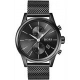  Shop Authentic Hugo Boss Associate Black Dial Black Mesh Bracelet Watch for Men - 1513769 - Luxxuri