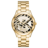  Shop Authentic Michael Kors Runway Gold Dial Gold Steel Strap Watch For Women - MK4561 - Luxxuri