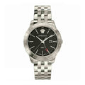  Shop Authentic Versace Univers Analog Black Dial Silver Steel Strap Watch for Men - VEBK00418 - Luxxuri