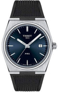 Tissot PRX Blue Dial Black Rubber Strap Watch For Men - T137.410.17.041.00