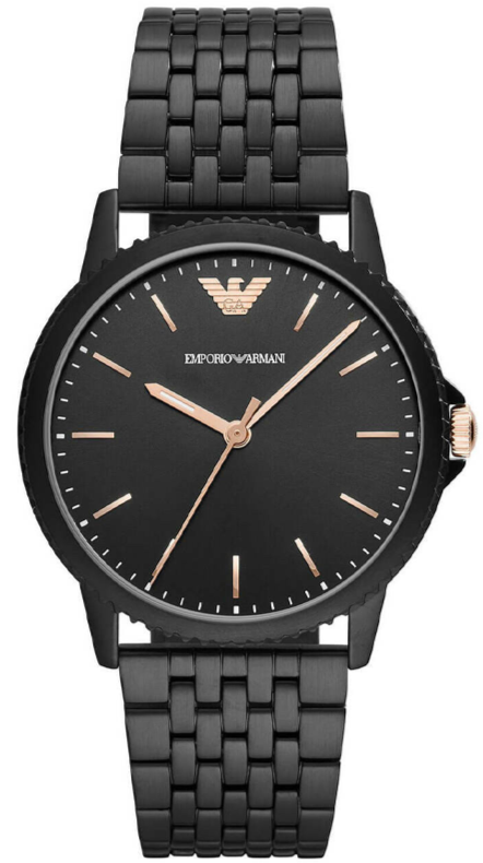  Shop Authentic Emporio Armani Interchangeable Black Dial Black Steel Strap Watch For Men - AR80021 - Luxxuri