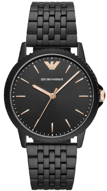  Shop Authentic Emporio Armani Interchangeable Black Dial Black Steel Strap Watch For Men - AR80021 - Luxxuri