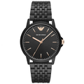  Shop Authentic Emporio Armani Interchangeable Black Dial Black Steel Strap Watch For Men - AR80021 - Luxxuri