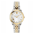  Shop Authentic Versace Audrey Quartz White Dial Two Tone Steel Strap Watch for Women - VELR00519 - Luxxuri