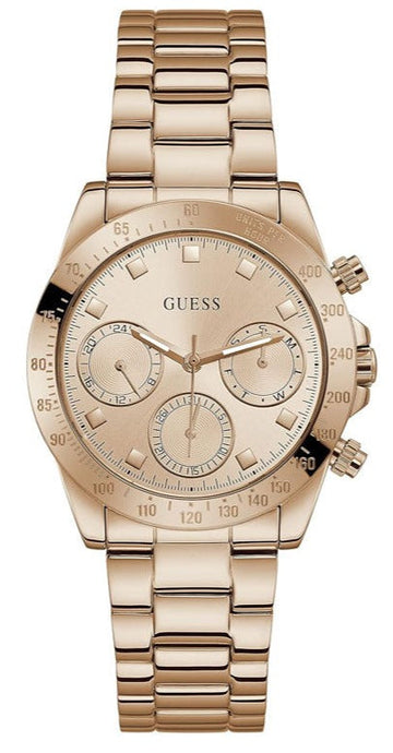  Shop Authentic Guess Eclipse Rose Gold Dial Rose Gold Steel Strap Watch for Women - GW0314L3 - Luxxuri