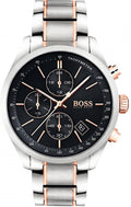  Shop Authentic Hugo Boss Grand Prix Black Dial Two Tone Steel Strap Watch for Men - 1513473 - Luxxuri