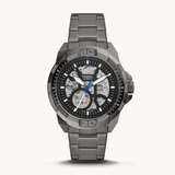  Shop Authentic Fossil Bronson Automatic Skeleton Black Dial Grey Steel Strap Watch for Men - ME3218 - Luxxuri