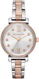  Shop Authentic Michael Kors Sophie Chronograph Silver Dial Two Tone Steel Strap Watch For Women - MK3880 - Luxxuri