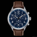  Shop Authentic Tissot Chrono XL Vintage Blue Dial Brown Leather Strap Watch For Men - T116.617.16.042.00 - Luxxuri
