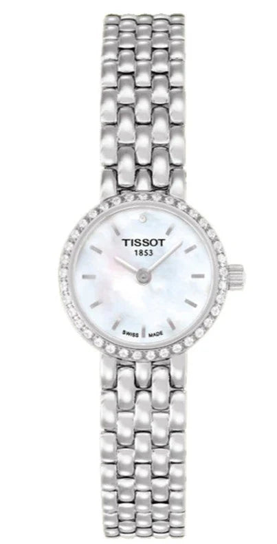  Shop Authentic Tissot Lovely Mother of Pearl Dial Silver Steel Strap Watch For Women - T058.009.61.116.00 - Luxxuri