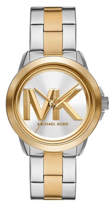  Shop Authentic Michael Kors Analog Silver Dial Two Tone Steel Strap Watch For Women - MK7319 - Luxxuri