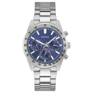  Shop Authentic Guess Altitude Chronograph Blue Dial Silver Steel Strap Watch for Men - GW0329G1 - Luxxuri