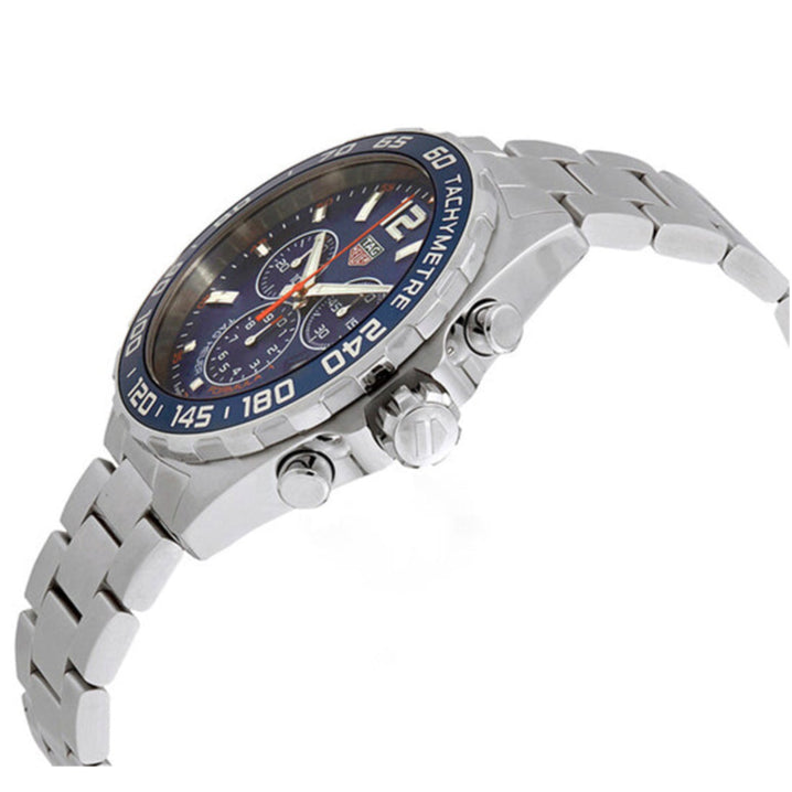  Shop Authentic Tag Heuer Formula 1 Chronograph Blue Dial Silver Steel Strap Watch for Men - CAZ1014.BA0842 - Luxxuri