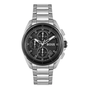  Shop Authentic Hugo Boss Volane Black Dial Silver Steel Strap Watch for Men - 1513949 - Luxxuri