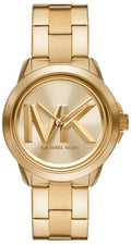  Shop Authentic Michael Kors Bryn Quartz Gold Dial Gold Steel Strap Watch For Women - MK7317 - Luxxuri