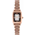  Shop Authentic Emporio Armani Gianni T-Bar Analog Crystal Brown Dial Rose Gold Steel Strap Watch For Women - AR11407 - Luxxuri
