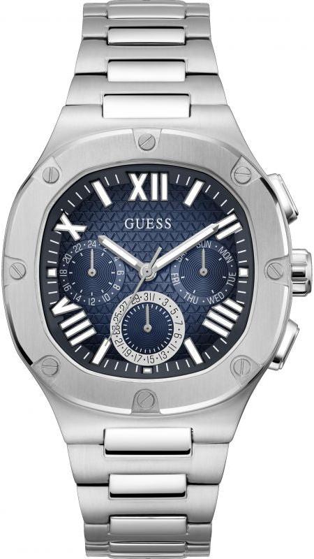  Shop Authentic Guess Headliner Multifunction Blue Dial Silver Steel Strap Watch For Men - GW0572G1 - Luxxuri
