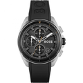  Shop Authentic Hugo Boss Volane Grey Dial Black Silicone Strap Watch for Men - 1513953 - Luxxuri