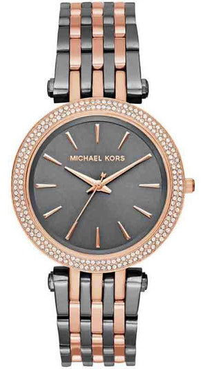  Shop Authentic Michael Kors Darci Analog Quartz Grey Dial Two Tone Steel Strap Watch For Women - MK3584 - Luxxuri