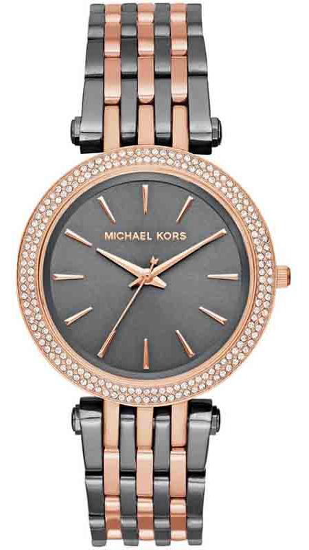  Shop Authentic Michael Kors Darci Analog Quartz Grey Dial Two Tone Steel Strap Watch For Women - MK3584 - Luxxuri