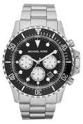  Shop Authentic Michael Kors Everest Chronograph Black Dial Silver Steel Strap Watch For Men - MK8256 - Luxxuri