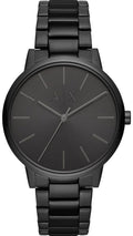 Armani Exchange Cayde Analog Black Dial Black Steel Strap Watch For Men - AX2701