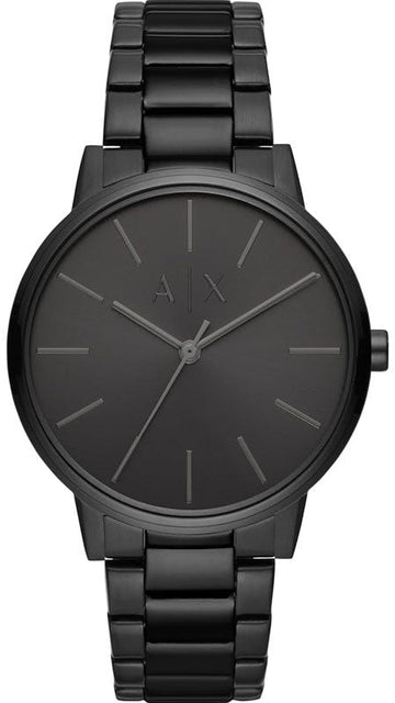 Armani Exchange Cayde Analog Black Dial Black Steel Strap Watch For Men - AX2701