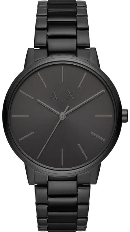  Shop Authentic Armani Exchange Cayde Analog Black Dial Black Steel Strap Watch For Men - AX2701 - Luxxuri