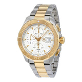  Shop Authentic Tag Heuer Aquaracer Caliber 16 Automatic White Dial Two Tone Steel Strap Watch for Men - CAY2121.BB0923 - Luxxuri