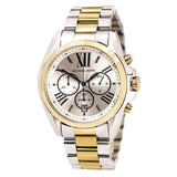 Shop Authentic Michael Kors Bradshaw Chronograph Silver Dial Two Tone Steel Strap Watch For Women - MK5855 - Luxxuri