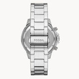  Shop Authentic Fossil Bannon Multifunction Chronograph Silver Dial Silver Steel Strap Watch for Men - BQ2490 - Luxxuri