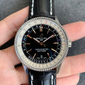  Shop Authentic Breitling Navitimer 1 Automatic 41mm Black Dial Black Leather Strap Mens Watch - A17326211B1P2 - Luxxuri