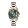 Shop Authentic Versace Hellenyium GMT Green Dial Two Tone Steel Strap Watch for Men - V11050015 - Luxxuri