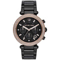  Shop Authentic Michael Kors Parker Diamonds Black Dial Black Steel Strap Watch for Women - MK5885 - Luxxuri