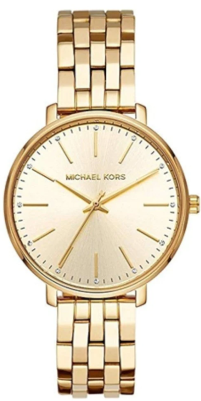  Shop Authentic Michael Kors Pyper Quartz Gold Dial Gold Steel Strap Watch For Women - MK3898 - Luxxuri