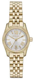  Shop Authentic Michael Kors Lexington Quartz Silver Dial Gold Steel Strap Watch For Women - MK3229 - Luxxuri