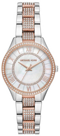  Shop Authentic Michael Kors Lauryn Quartz Mother of Pearl White Dial Two Tone Steel Strap Watch For Women - MK4366 - Luxxuri
