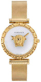  Shop Authentic Versace Palazzo Empire Greca White Dial Gold Mesh Bracelet Watch for Women - VEDV00619 - Luxxuri