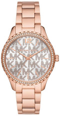  Shop Authentic Michael Kors Layton Three Hand Silver Dial Rose Gold Steel Strap Watch For Women - MK7297 - Luxxuri