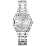  Shop Authentic Guess Cosmo Diamonds Silver Dial Silver Steel Strap Watch For Women - GW0033L1 - Luxxuri